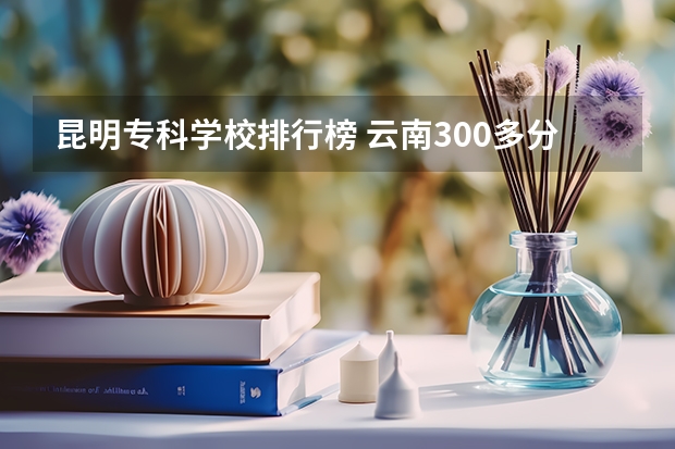 昆明专科学校排行榜 云南300多分的公办专科学校